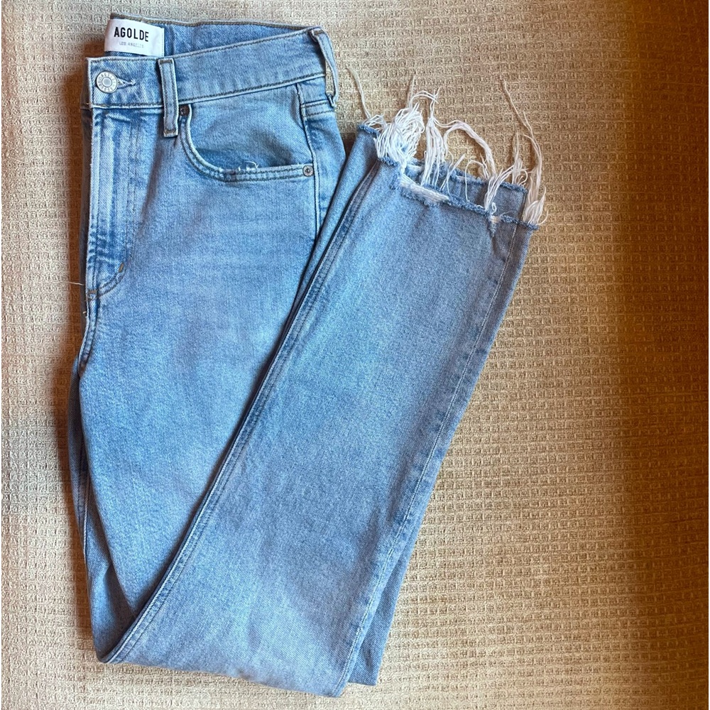 Agolde Merrell Mid Rise Straight Jeans - Picture 3 of 7